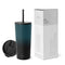 Simple Modern 590mL Classic Travel Mug Tumbler with Straw Lid and Flip Lid - Flask Coffee Beer Insulated Beer Pint Cup - 18/8 Stainless Steel Ombre: Moonlight