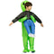Scary Halloween Green Alien Inflatable Kid Costume Blow Up Suits Party Dress