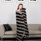 inchgrass Luxury Soft Faux Mink Fur Throw Blanket Shaggy Plush Elegant Weighted Handmade Thick Blanket for Sofa Chair Couch Living Bedding (60"x70", Grey Chinchilla)