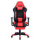 SUKIDA Gaming Chair with Footrest Adjustable Massage Lumbar Cushion Office Chair Swivel Rocker Recliner Leather High Back Ergonomic Computer Desk Chair with Retractable Arms SK02 (Red)
