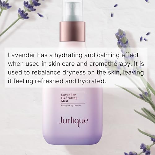 Jurlique Lavender Hydrating Mist, Refreshing Facial Spray, 3.3 Oz.