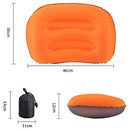 Kiliroo Camping Pillow, Inflatable Travel Pillow, Camp Pillow, Beach Pillow, Backpacking Pillow, Inflatable Pillow, Air Pillow, Camping Pillows (Orange)