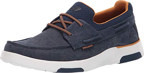 Skechers Men's 65896 Oxford Shoe, Navy, 10.5 US