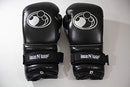 Lace N Loop Straps (Pair) - Lace-Up Boxing Glove Converter (Black (White Logo))