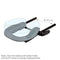EARTHLITE Deluxe Adjustable Massage Table Face Cradle - Platform with Face Pillow, Black