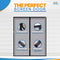 Magnetic Screen Door, French Door, Durable Fiberglass Double Door Screen Mesh Curtain to Keep Bugs Out