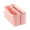 ZARSIO Felt Purse Organizer Insert Bag Organizer, a Set of 2 (Pink)