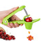 zukent Cherry Pitter Cherry Pip Remover Cherry Stoner Olive Pitter Remover Olive Pitter Remover with Stainless Steel Rod Good Grips Handle for Cheeries, Grapes, Cranberries, Jujubes