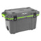 Pelican Elite IM Wheeled Cooler, 66 Litre Capacity, Dark Grey/Electric Green, 70Q-1-DKGRYEGRN