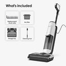 Tineco FLOOR ONE S5 STEAM Smart Wet-Dry Vacuum Cleaner and Steam Mop for Hard Floors with Digital Display and Longer Run Time, Cleans and Sanitizes, Great for Sticky Messes