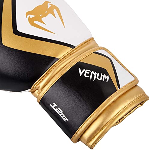 Venum Boxing Gloves Contender 2.0 - Black/White-Gold-8 oz