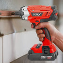 TOPEX 20V Cordless Combo Kit Hammer Drill & Impact Driver w/Fast Charger