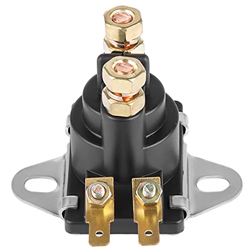 12V Starter Tilt Trim Pump Relay, Solenoid Relay Switch Starter Relay Solenoid Lawn Mower Starter Solenoid Compatible for Marine Outboard Boat Motor Engine