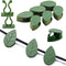 Mornajina 120PCS Plant Climbing Wall Fixture Clips Set, Including 60PCS Self-Adhesive Leaves Plant Clips for Climbing Plants, 60PCS Invisible Plant Vine Wall Clips for Indoor Outdoor Decoration