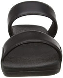 Fitflop Women's LULU Leather Slides Schiebe-Sandalen, All Black, 5 UK, All Black, 5 UK