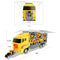 ZCOINS Construction Trucks 11 in 1 Vehicles with Car Met and Road Sign Sticker Car Toys for Over 3 Year Old Boys