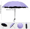 ThreeH Folding Umbrella Bloom Flower in Rain Water Lightweight Windproof Compact Anti-UV Parasol Sunshade for Outdoor Sports,Purple