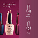OPI Nail Envy, Nail Strengthening Treatment, Stronger Nails in 1 Week, Vegan Formula, Pink To Envy 15mL