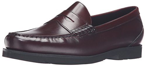 ROCKPORT Men's Modern Prep Penny Loafer, Burgundy, 8 US