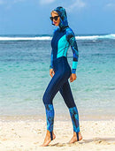 Full Body Scuba Rash Guard Dive Skin UV Swimwear Sport Skins for Men Women, Long Sleeve One Piece Front Zipper Diving Wetsuit for Surfing Swimming Snorkeling Canoeing