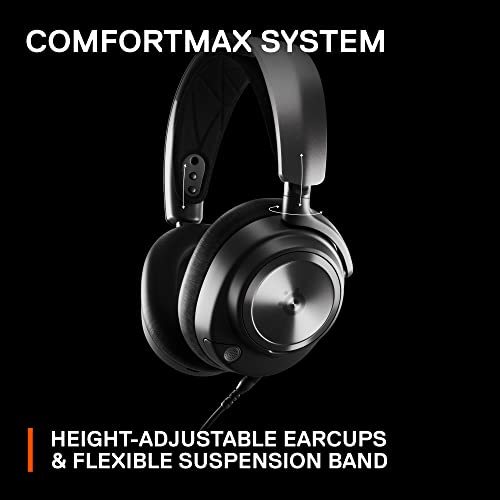 SteelSeries Arctis Nova Pro Wireless + Bluetooth - PC, PlayStation & Switch - Active Noise Cancellation - Dual 36+ Hour Battery System - AI-Powered Noise-Cancelling ClearCast Gen 2 Microphone