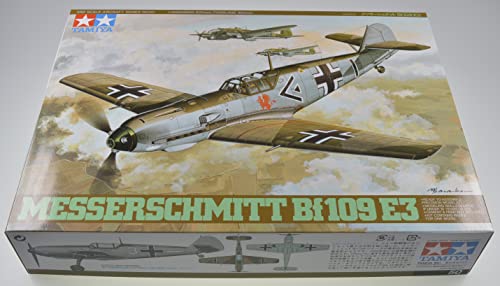 Tamiya 1:48 Scale Messerschmitt BF 109E E-3 Aircraft Model Kit