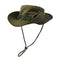Boonie  Hat, Outdoor Wide Brim Sun Protect Hat, Double Layer Classic US Combat Army Style Bush Jungle Sun Cap for Fishing Hunting Camping Green