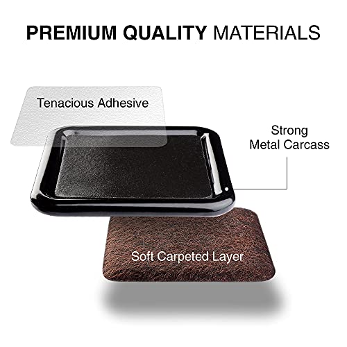 Furniture Sliders for Hardwood Floors X-Protector 12 PCS – 50 mm Furniture Floor Protectors – Premium Furniture Casters – Table Feet Pads – Carpeted Pads – Moving Furniture Pads Sliders!