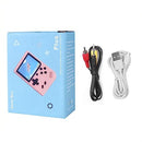 ZOMTOP Retro Portable Mini Handheld Video Game Console 8 Bit 3.0 Inch Color LCD Kids Color Game Player Built in 500 Games Support TV Connection(Pink)