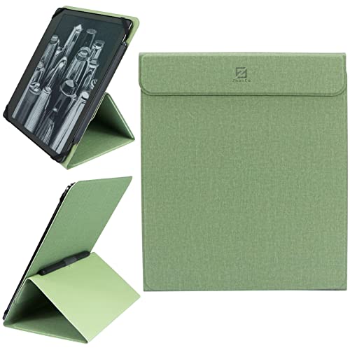 ZhaoCo Universal Case for Kindle Scribe ( The first Kindle for reading and writing) 10.2-inch / 10.3-inch Kobo Elipsa eReader 2021, Premium PU Leather Folio Cover with Pen Holder - Teal