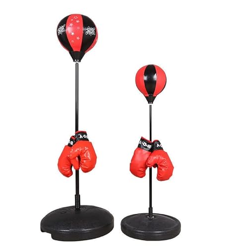 Punching Bag for Kids Boys Toys Age 6-8 Boxing Bag Punching Bag Set for Kids Boxing Training Gloves Adjustable Kids Punching Bag with Stand Boxing Bag Set Toy (Single Person Version(70-105cm))