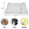 TOKAYIFE Cat Food Mat, Silicone Pet Feeding Mat for Floor Non-Slip Waterproof Dog Water Bowl Tray Cushion (17" x 10", Light Gray)