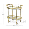 Viski Belmont Gold Bar Cart, Gold, 5891TBV