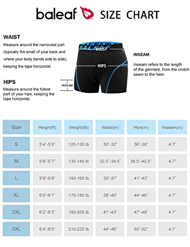 BALEAF Men's Cycling Underwear 3D Padded Bike Shorts with Padding Road  Biking MTB Liner Bicycle Gear Accessories Blue L