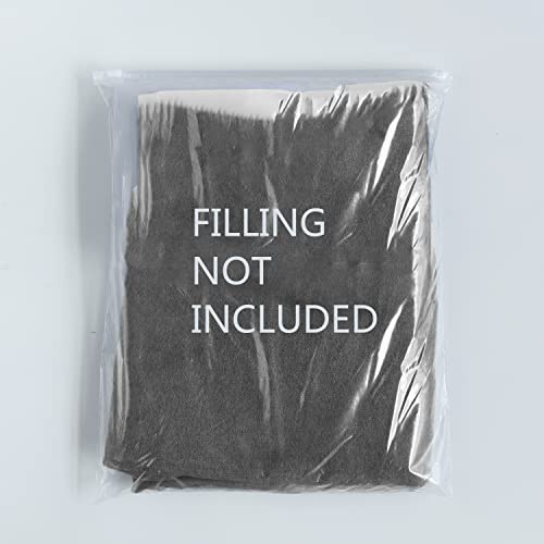 YuppieLife Durable Bean Bag Chair Cover, 4Ft Sack, Dark Grey (No Filler)