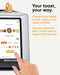 Revolution InstaGLO R180S – NEW! 2-Slice, Stainless Steel/Chrome Touchscreen Toaster with high-speed smart settings for perfect toasting – Compatible with Revolution Panini Press accessory for crispy, melty sandwiches and quesadillas in your toaster!