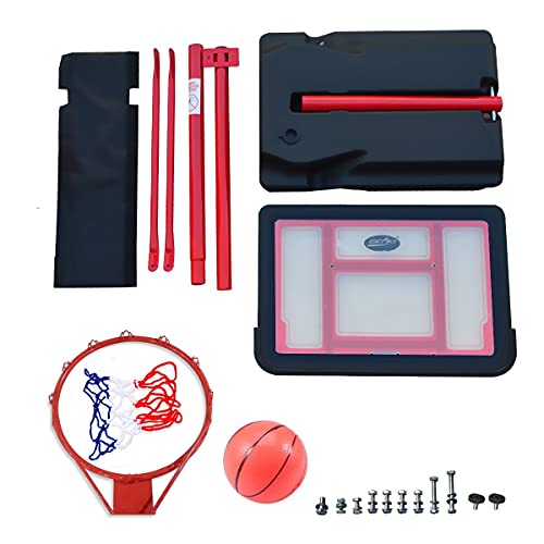 Genki 1.05-1.65m Kids Portable Basketball Hoop Stand System Backboard Net Ring Ball Set