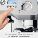Breville The Dual Boiler Espresso Machine, Brushed Stainless Steel, BES920BSS