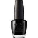 OPI Nail Lacquer, Up to 7 Days of Wear, Chip Resistant and Fast Drying Nail Polish, Black Onyx, 15ml