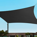 Instahut Shade Sail 280gsm 5x7m Rectangle - Black