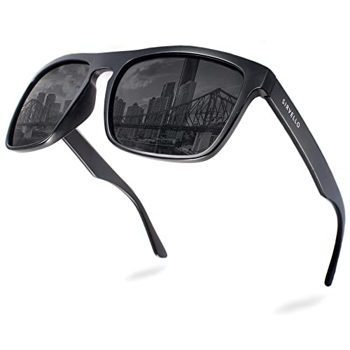 Sirvello Mens Sunglasses Women Polarised UV400 Protection Square
