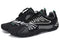 SAGUARO Unisex Barefoot Shoes/Minimalist Multisport Shoes/Zero Drop Sole & Wide Toe Box, Ebony Black, 14 Women/12 Men