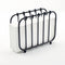 Napkin Holder, Modern Metal Black Napkin Holder for Kitchen, Countertops & Outdoor Tables - Napkin Holder for Table - Suitable for All Dining Room Decors Napkin Holders For Paper Napkins - (Black)