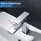 Decaura Basin Mixer Tap Square Bathroom Sink Tap Vanity Counter Top Faucet Solid Brass Chrome