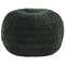 VidaXL Pouffe Cotton Velvet Sarrau Design 40 x 30 cm Green