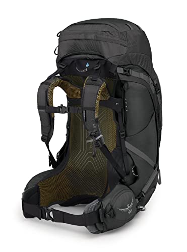 Osprey Atmos AG 65L Men's Backpacking Backpack, Black, Large/X-Large