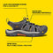 KEEN Men's Newport H2-m sandals, India Ink/Rust, 7.5 US