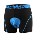 BALEAF Men's Cycling Underwear 3D Padded Bike Shorts with Padding Road Biking MTB Liner Bicycle Gear Accessories Blue L