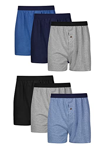 Hanes Mens ComfortSoft with Comfort Flex Waistband, Multiple Packs Available Boxer Shorts, Assorted - 6 Pack, XX-Large US