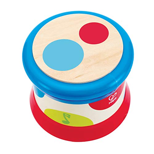 Hape Baby Drum Battery Operated Musical Percussion Instrument Wooden Toy Kids 6m